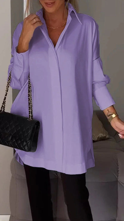 Long-sleeved pullover shirt