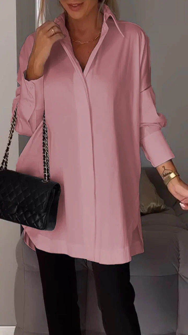 Long-sleeved pullover shirt