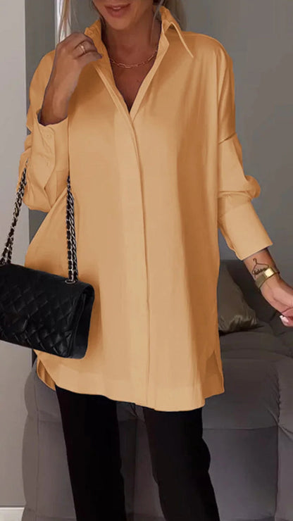 Long-sleeved pullover shirt