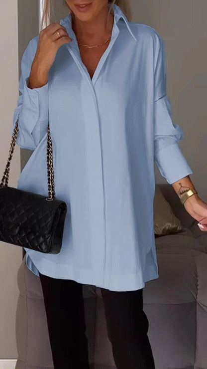 Long-sleeved pullover shirt