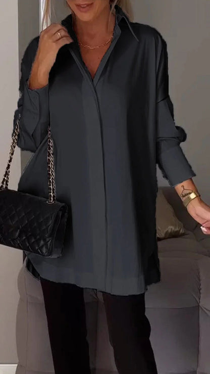 Long-sleeved pullover shirt