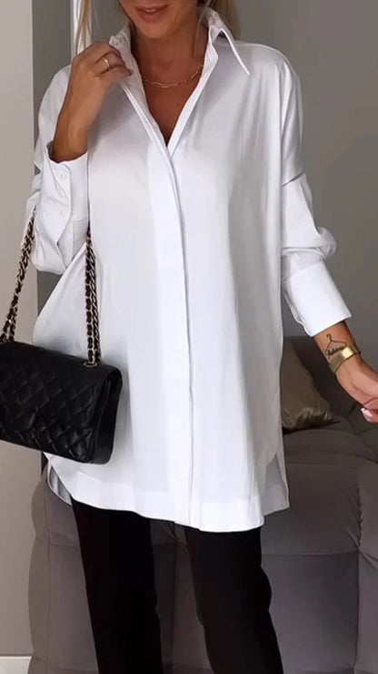 Long-sleeved pullover shirt