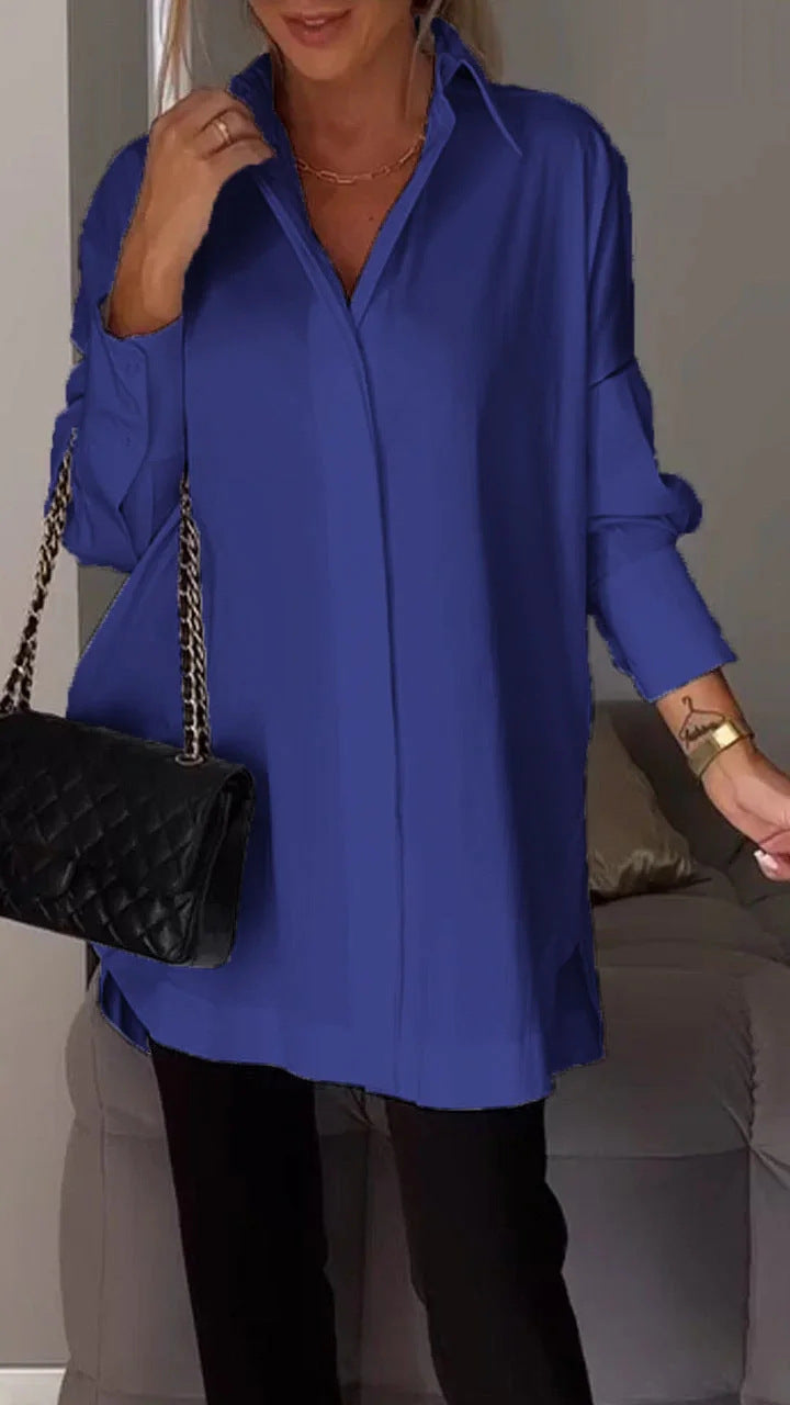 Long-sleeved pullover shirt