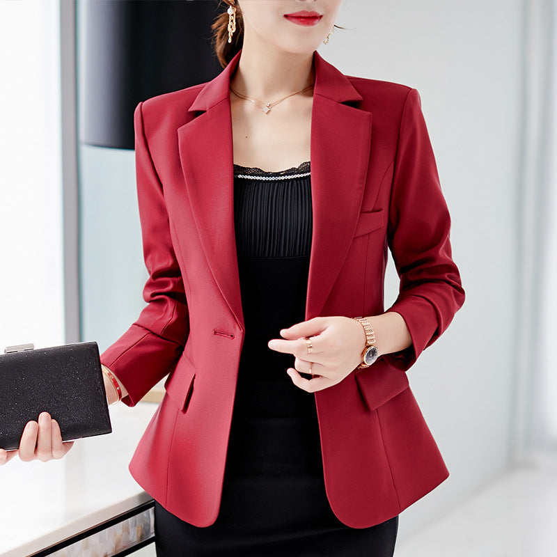 Long-sleeved suit jacket for women
