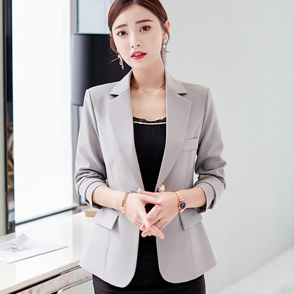 Long-sleeved suit jacket for women
