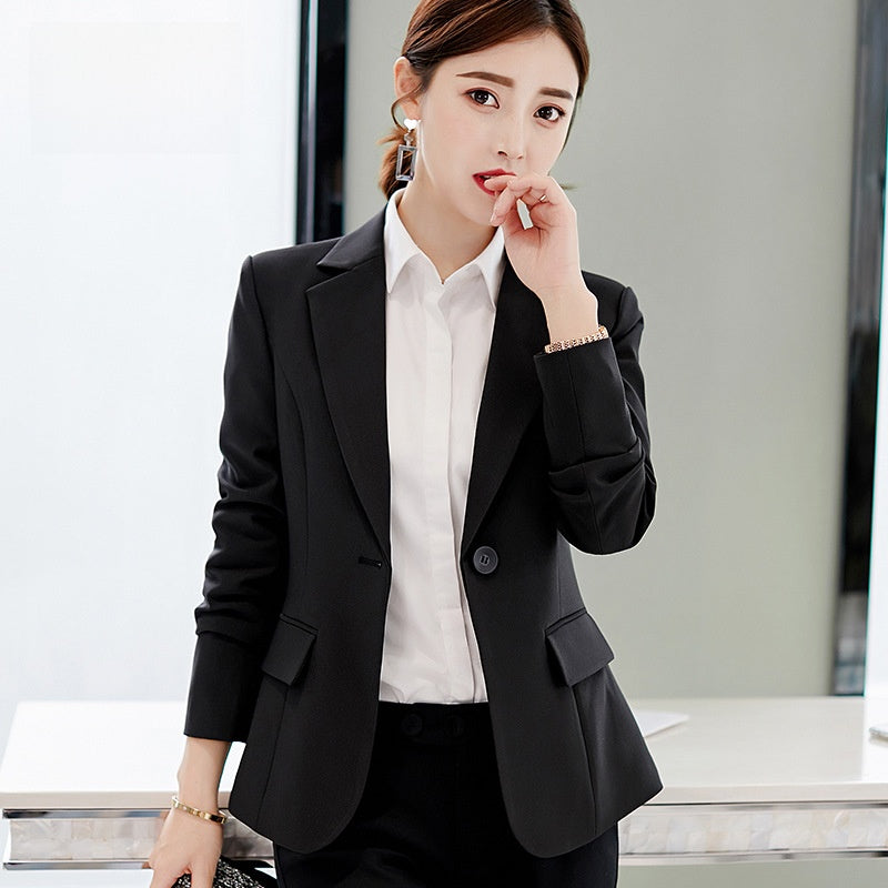 Long-sleeved suit jacket for women