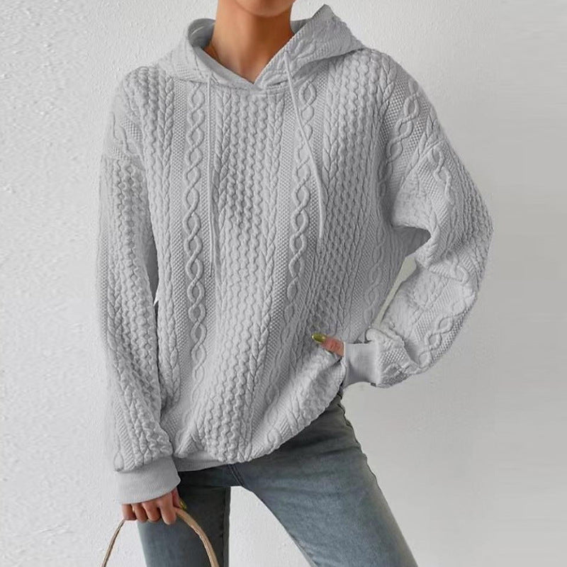 long-sleeved sweater knitted