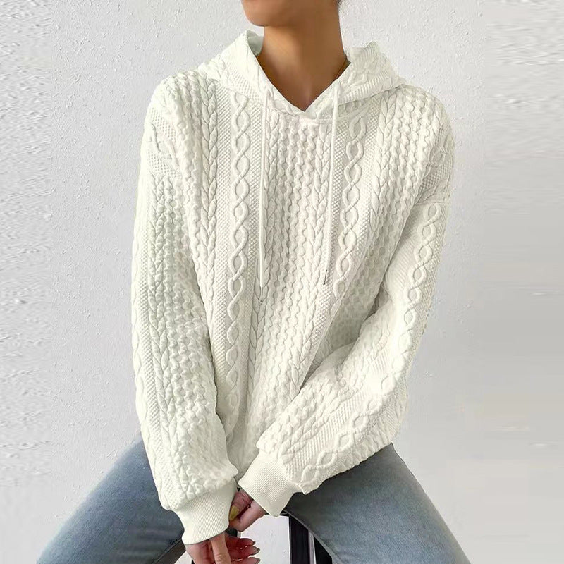 long-sleeved sweater knitted