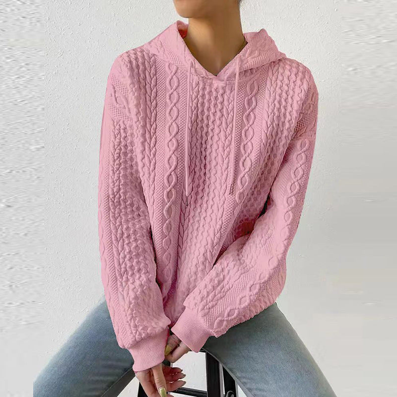 long-sleeved sweater knitted