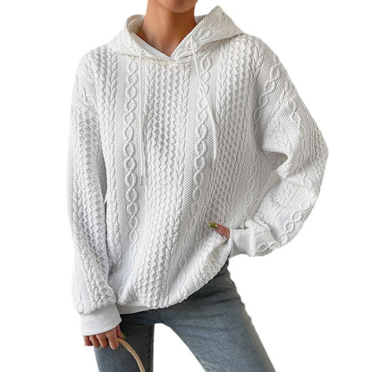 long-sleeved sweater knitted