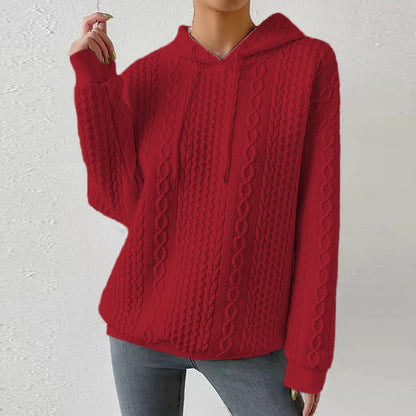 long-sleeved sweater knitted