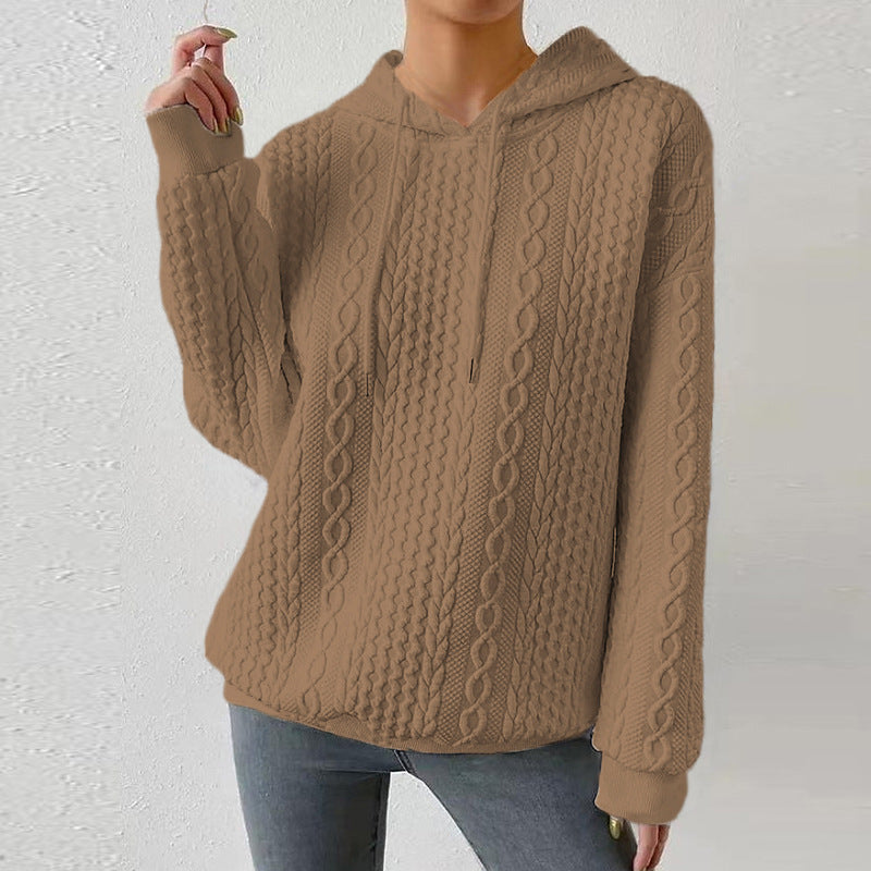 long-sleeved sweater knitted