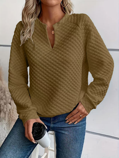 Long-Sleeved Women's Casual Sweatshirt