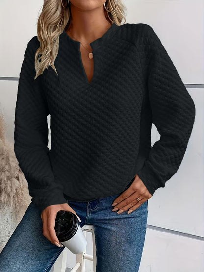 Long-Sleeved Women's Casual Sweatshirt