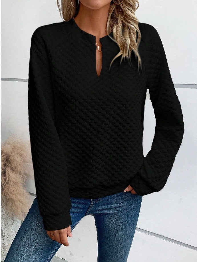 Long-Sleeved Women's Casual Sweatshirt