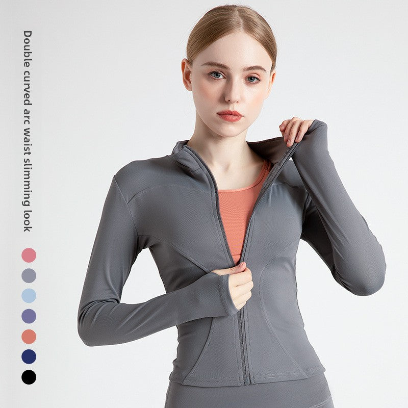 Long-sleeved yoga outfit for women