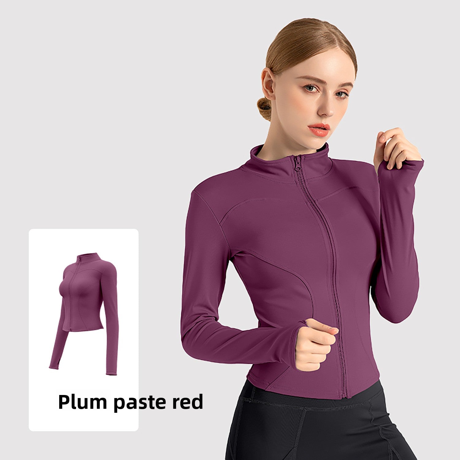 Long-sleeved yoga outfit for women