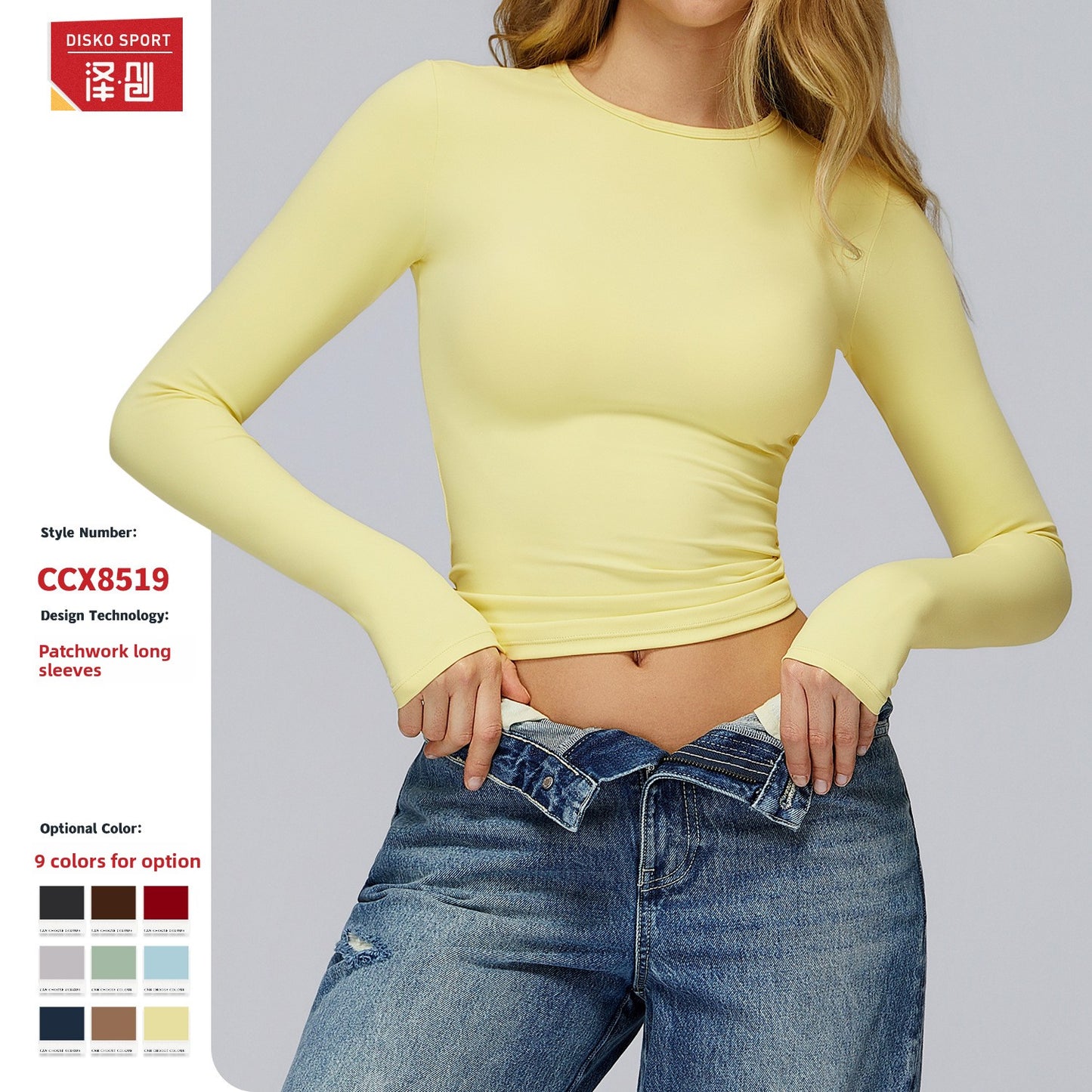 Long-Sleeved Yoga Top for Women