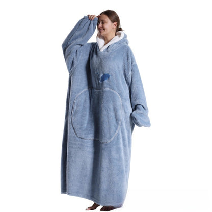 Long soft cotton fleece pajama set