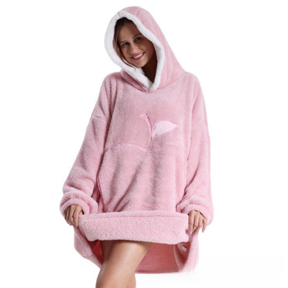 Long soft cotton fleece pajama set