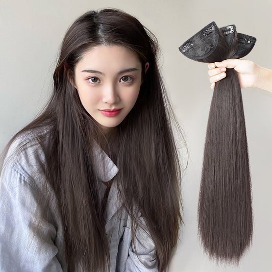 long straight hair pad