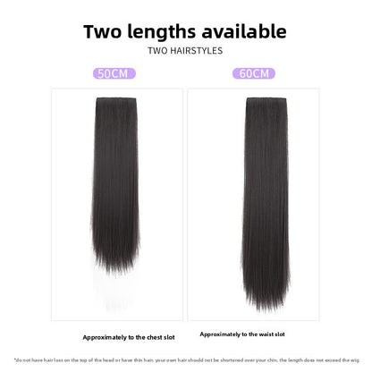 long straight hair pad