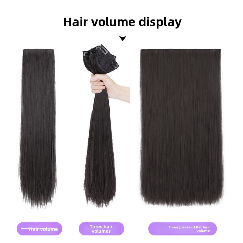 long straight hair pad