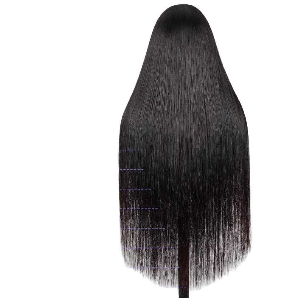 Long Straight Lace Front Wig with Natural Hairline