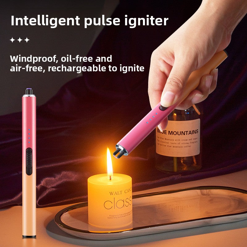 Long straight tube pulse aromatherapy candle igniter