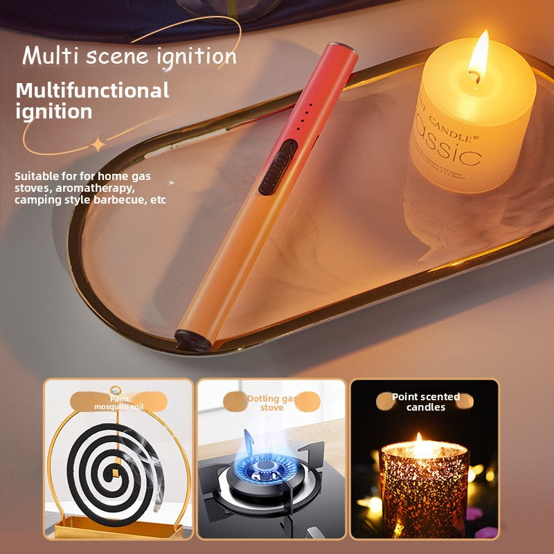 Long straight tube pulse aromatherapy candle igniter