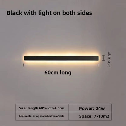 Long strip wall lamp