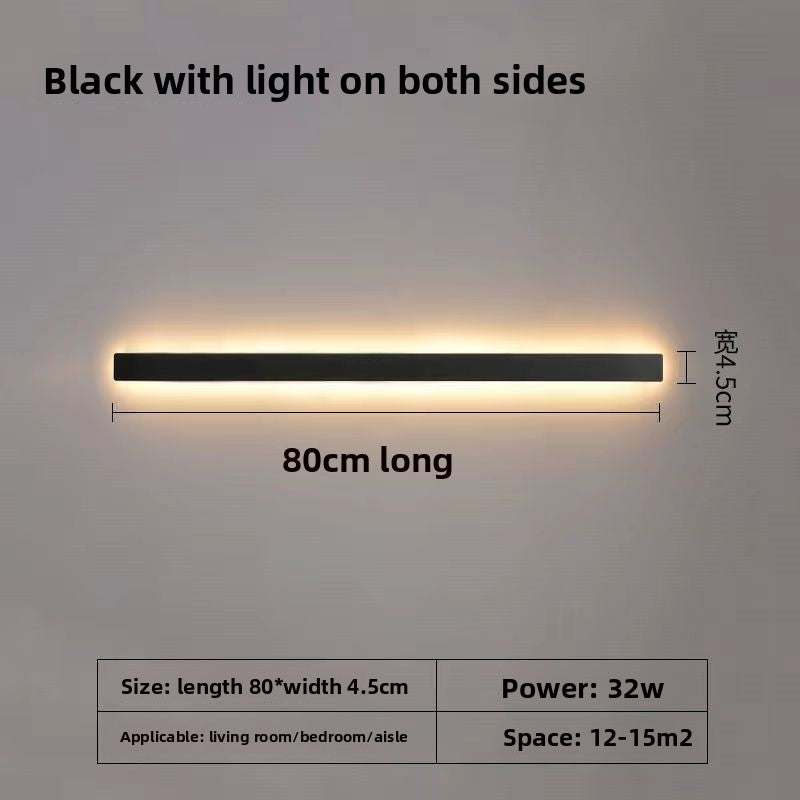 Long strip wall lamp
