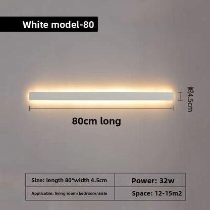 Long strip wall lamp