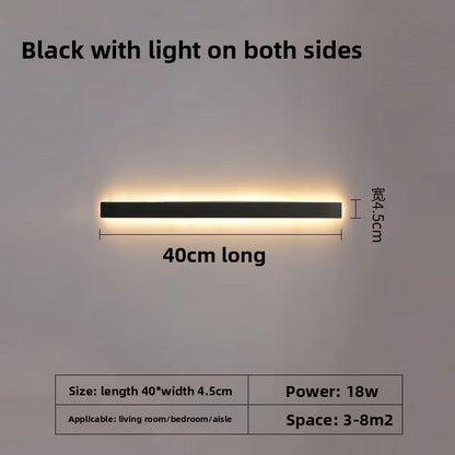 Long strip wall lamp