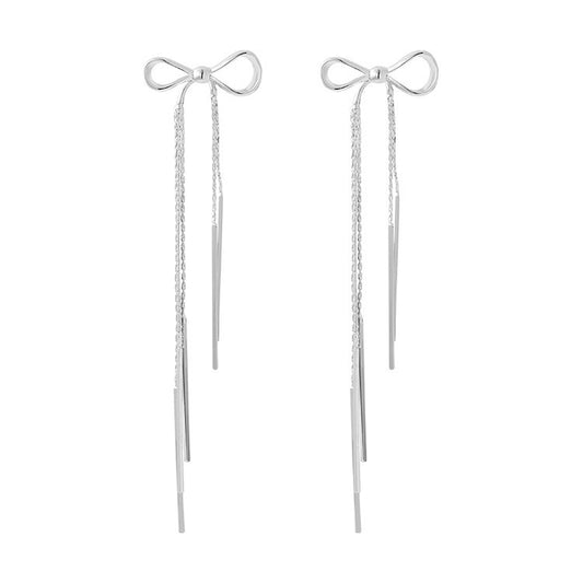 Long Tassel Drop Earrings