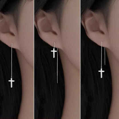Long tassel earrings