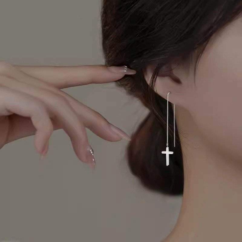Long tassel earrings