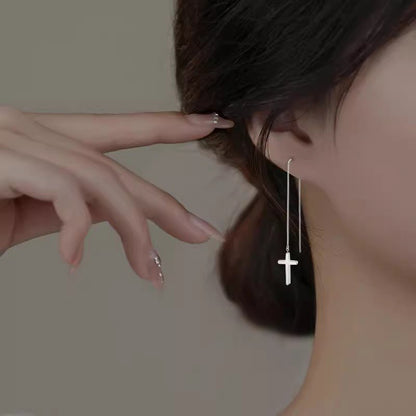 Long tassel earrings
