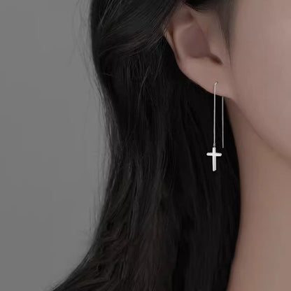 Long tassel earrings