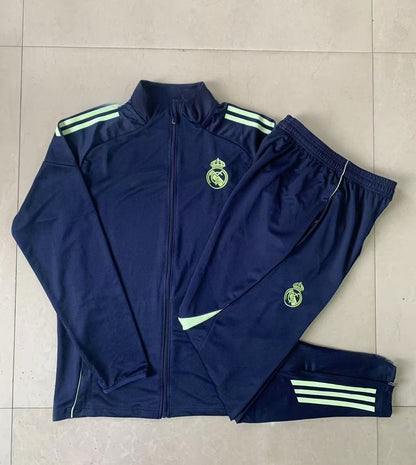 Long Training Suit Set Jacket Football Sportswear Real Madrid Barcelona Paris Bayern Munich Manchester United Arsenal