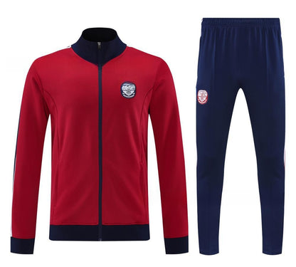 Long Training Suit Set Jacket Football Sportswear Real Madrid Barcelona Paris Bayern Munich Manchester United Arsenal