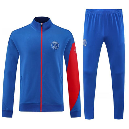 Long Training Suit Set Jacket Football Sportswear Real Madrid Barcelona Paris Bayern Munich Manchester United Arsenal