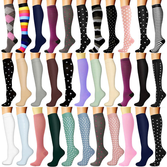 Long tube elastic stockings