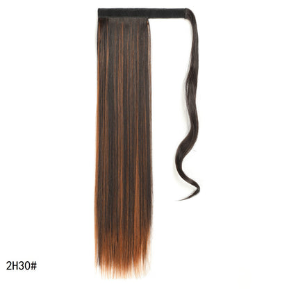 Long Velcro straight ponytail
