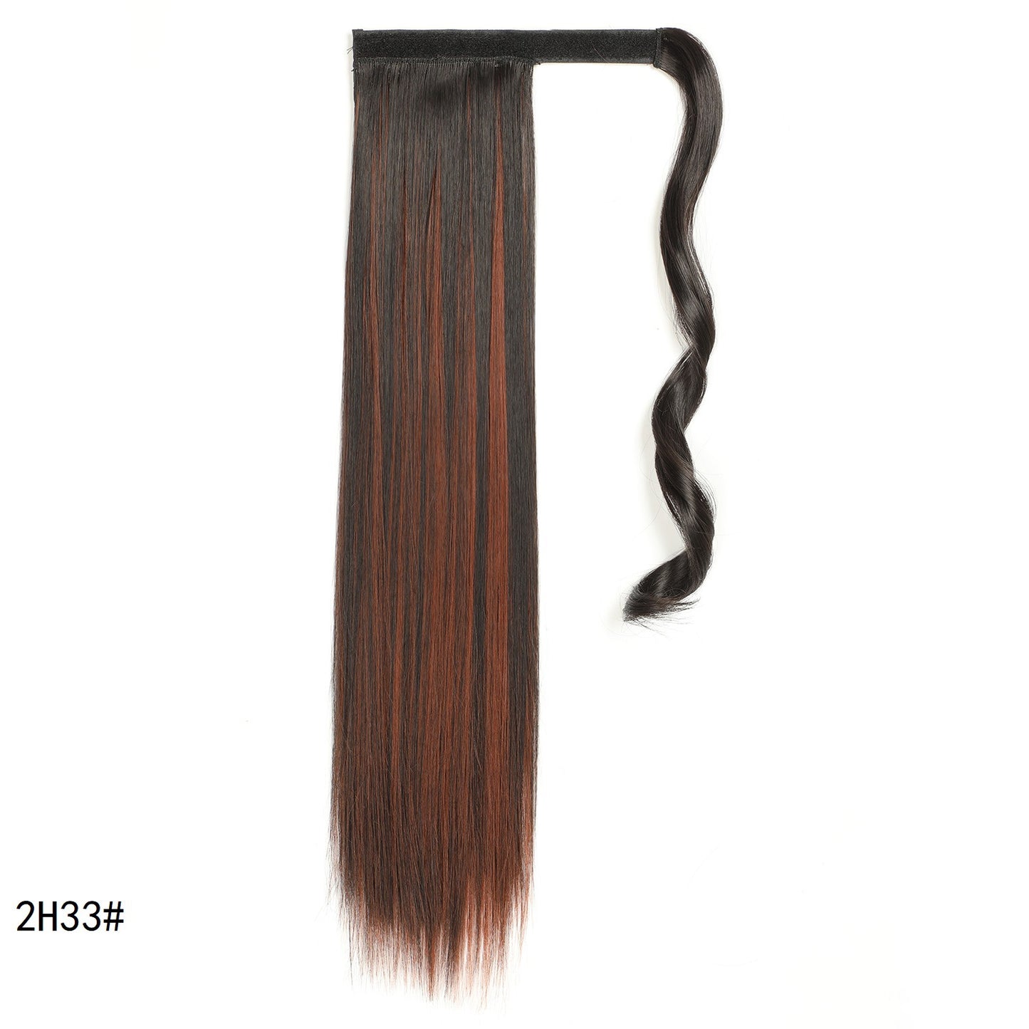 Long Velcro straight ponytail