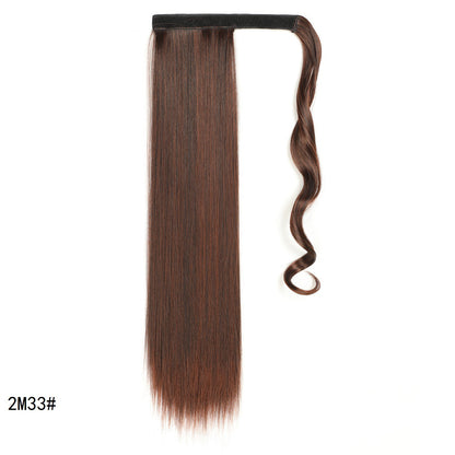 Long Velcro straight ponytail