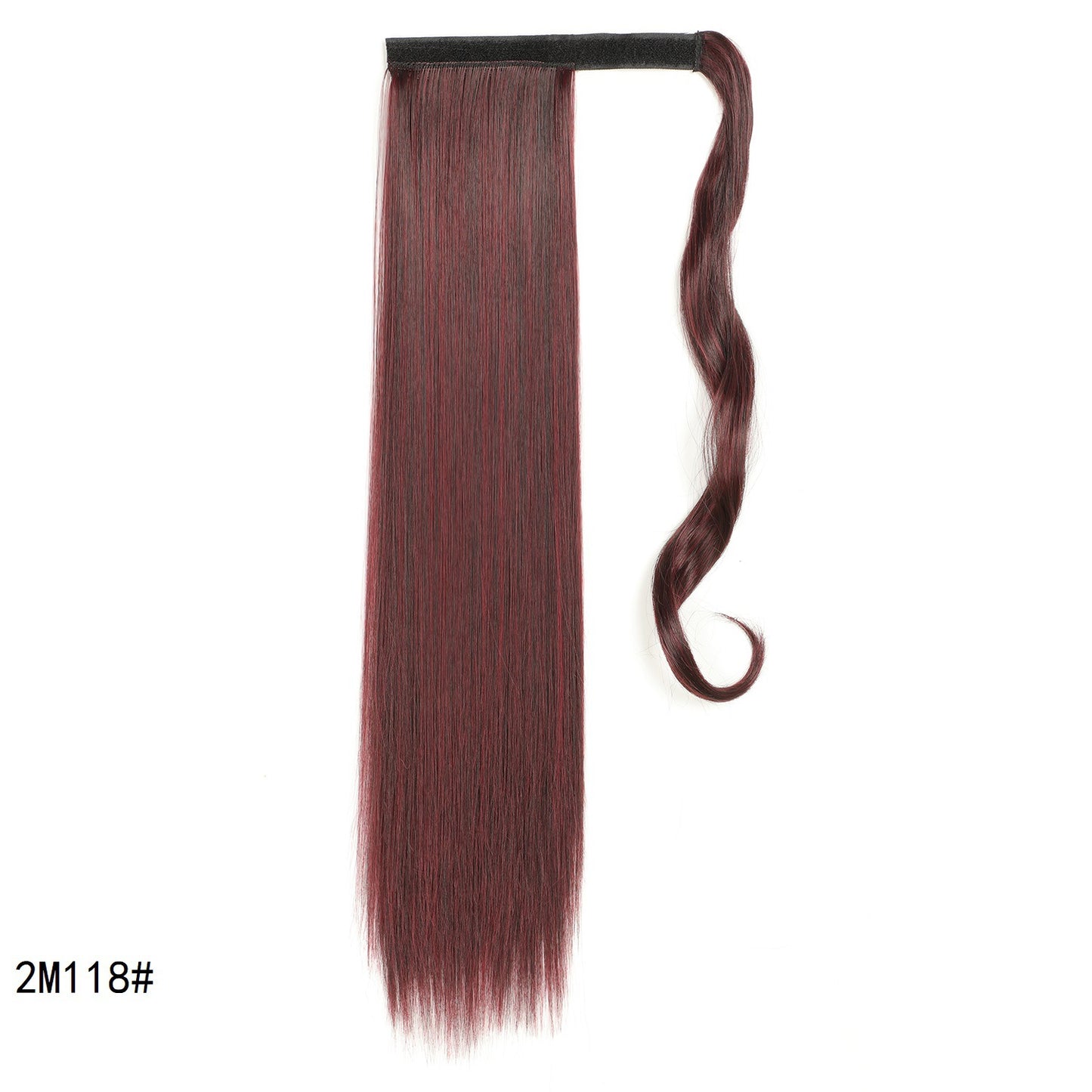 Long Velcro straight ponytail
