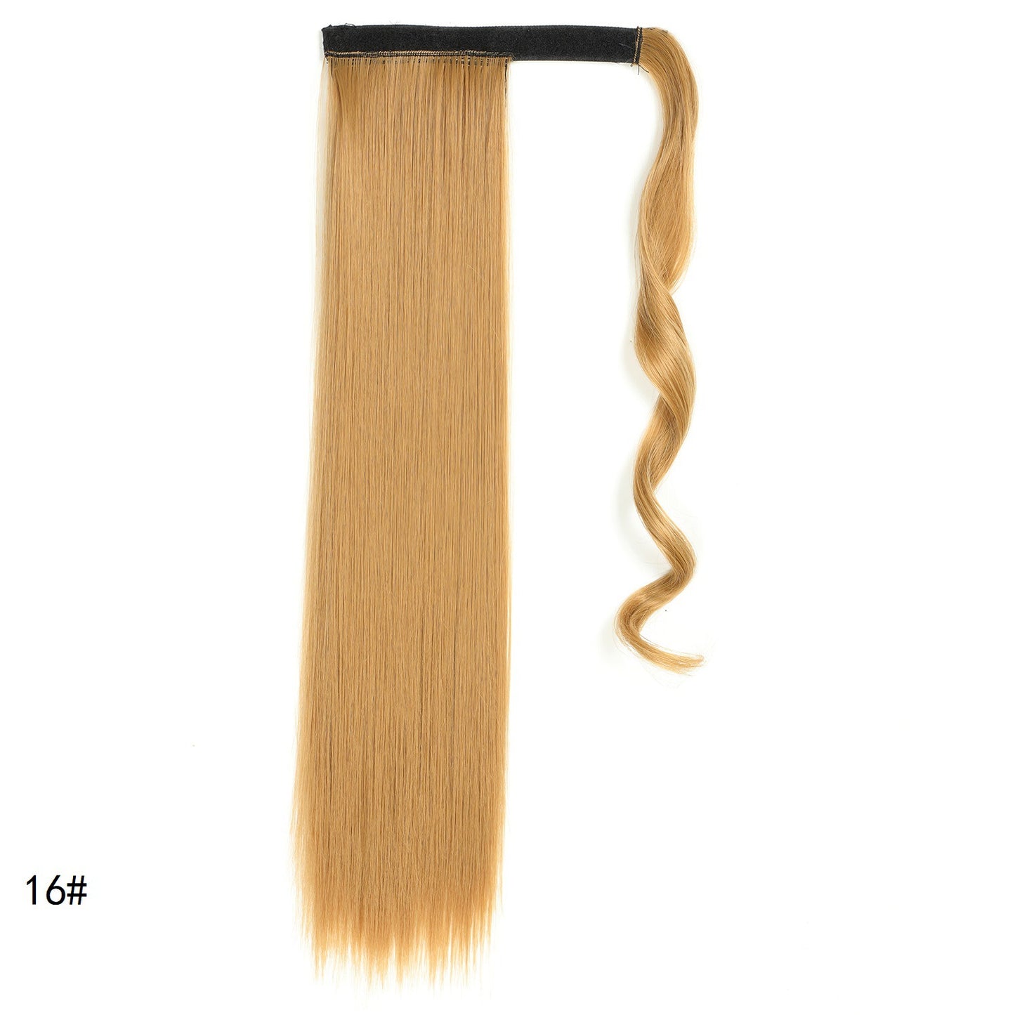 Long Velcro straight ponytail