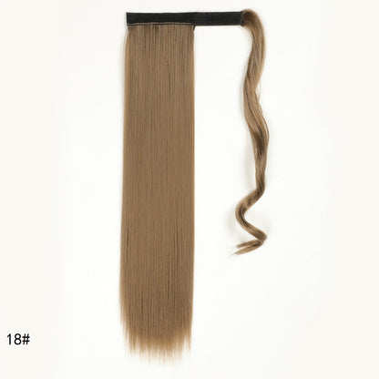 Long Velcro straight ponytail