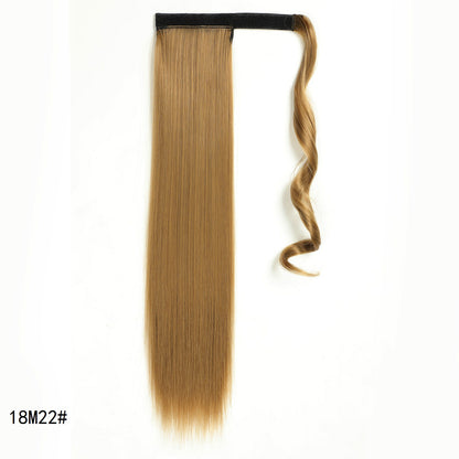 Long Velcro straight ponytail